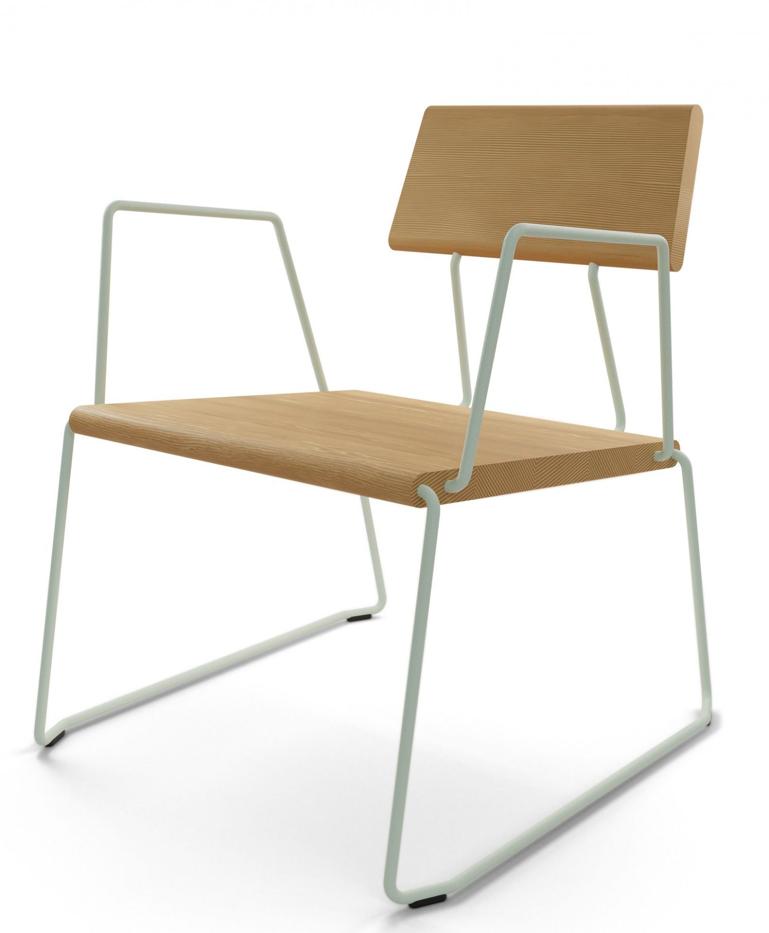 D:008 Lounge Chair with Armrests Fuchs & Habicht